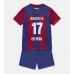 Billige Barcelona Marcos Alonso #17 Børnetøj Hjemmebanetrøje til baby 2023-24 Kortærmet (+ korte bukser)